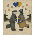 AFC Wimbledon Gift Love on the Terraces Ltd Signed Football Print by Paine Proffitt | BWSportsArt