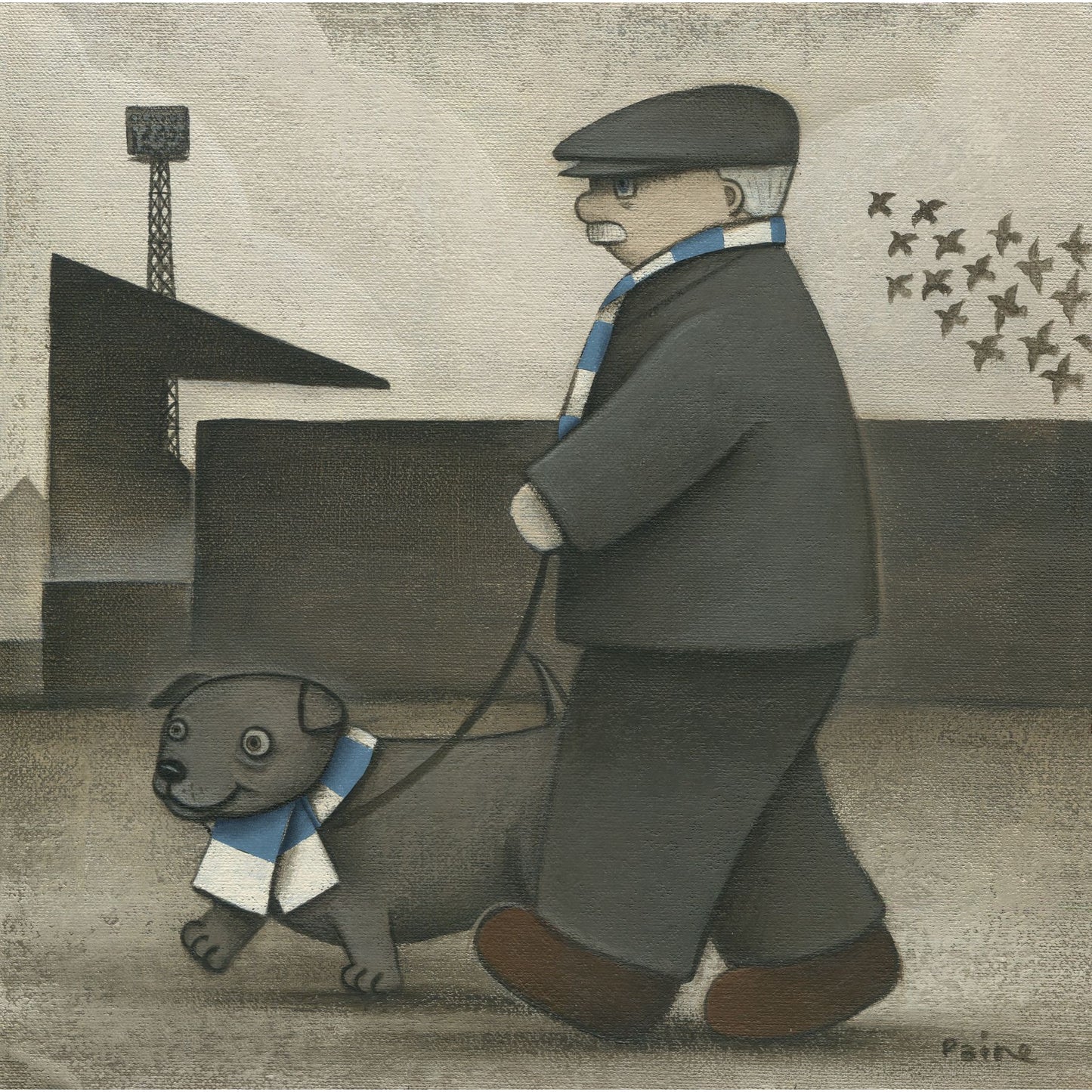 Huddersfield Town Gift Walkies Ltd Signed Football Print | BWSportsArt