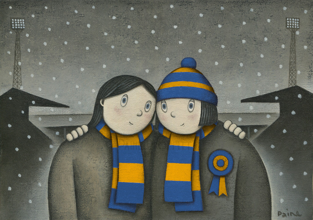 Leyton Orient Giftwith her on a Saturday Ltd Signed Football Print by Paine Proffitt | BWSportsArt