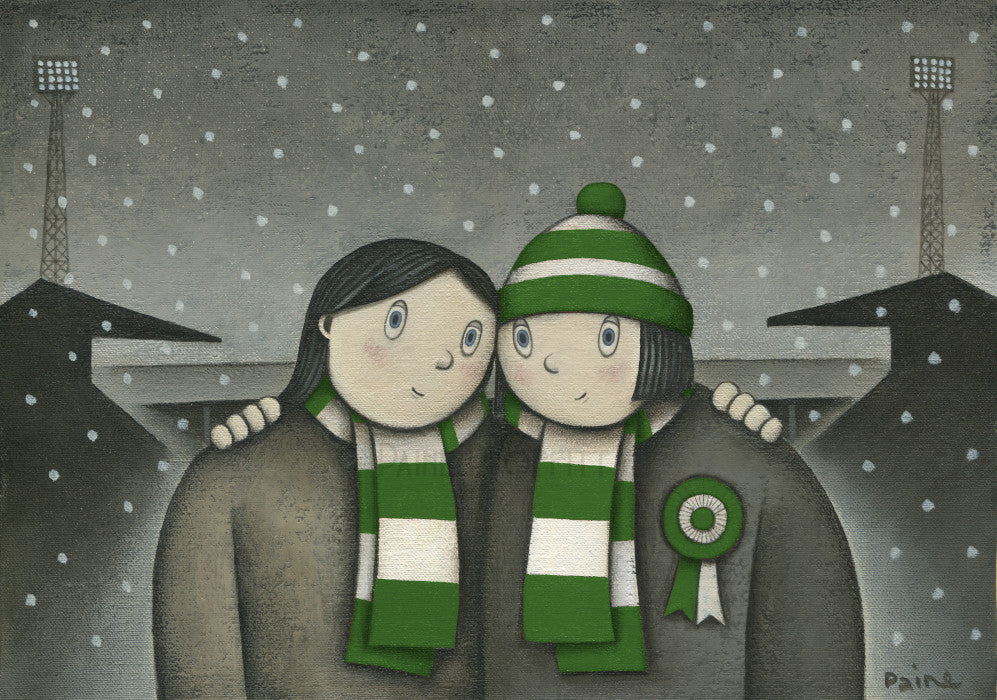 Man Utd Giftwith her on a Saturday Ltd Signed Football Print by Paine Proffitt | BWSportsArt