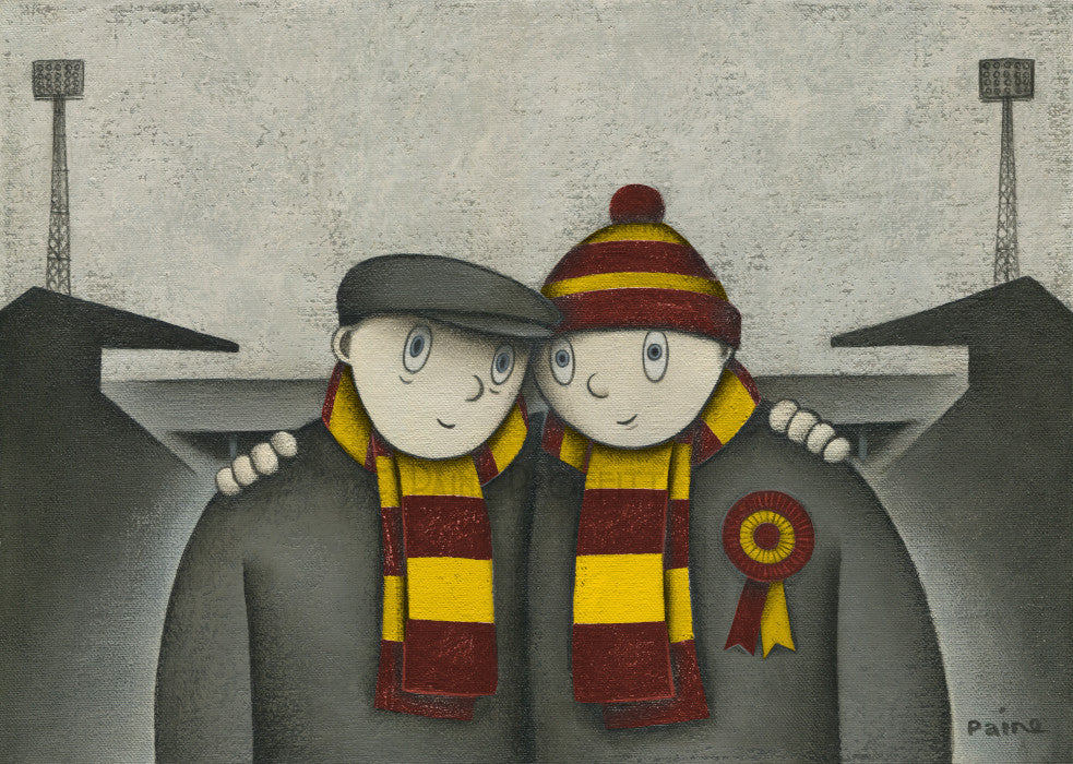Motherwell Gift With Him On a Saturday Ltd Signed Football Print by Paine Proffitt