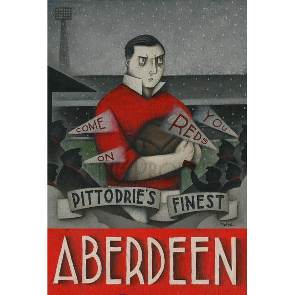 Aberdeen Gift - Pittodrie's Finest Ltd Edition Signed Football Print | BWSportsArt