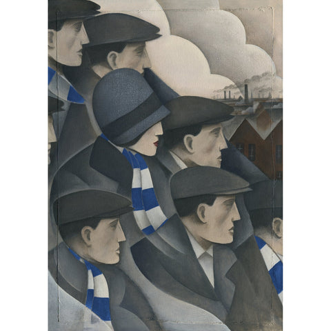 Portsmouth The Crowd Limited Edition Print by Paine Proffitt | BWSportsArt