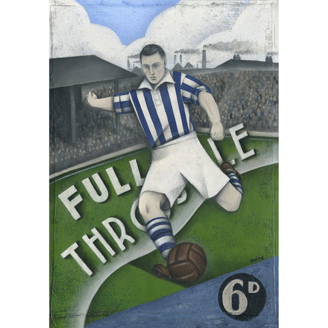 West Brom Gift - Full Throstle 6D - Limited Edition Football Print by Paine Proffitt | BWSportsArt