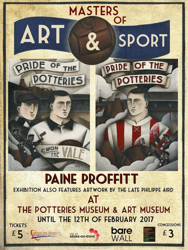 Paine Proffitt Exhibtion at Potteries Museum & Art Gallery to 12th Feb 2017
