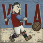 Aston Villa Gift Aston Villa Ltd Edition Football Print by Paine Proffitt