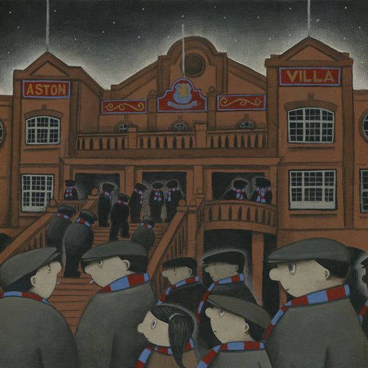Aston Villa Gift Aston Villa Park Ltd Edition Football Print by Paine Proffitt