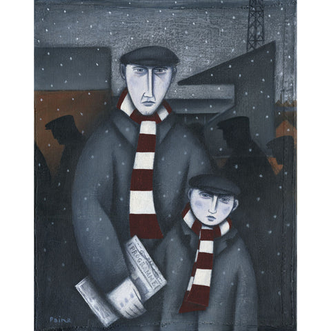 Hearts Every Saturday Ltd Edition Print by Paine Proffitt | BWSportsArt