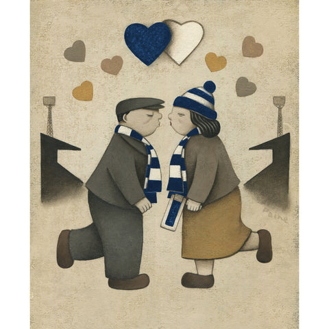 Tottenham Hotspur Gift Love on the Terraces Ltd Signed Football Print by Paine Proffitt | BWSportsArt