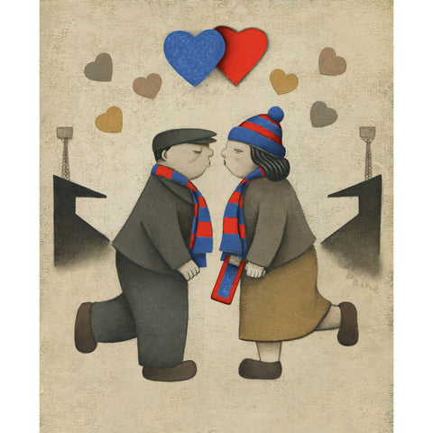Inverness CT Gift Love on the Terraces Ltd Signed Football Print by Paine Proffitt | BWSportsArt