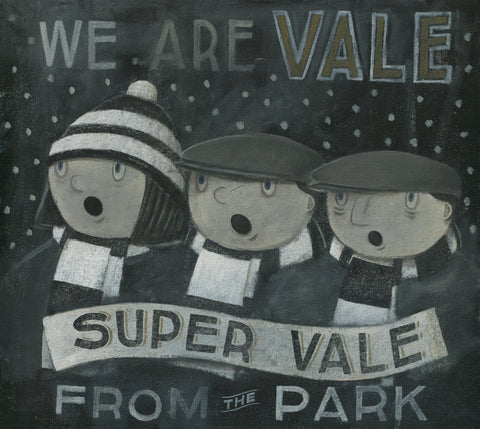 Port Vale Gift - Port Vale We Are Vale From the Park Ltd Edition Signed Football Print