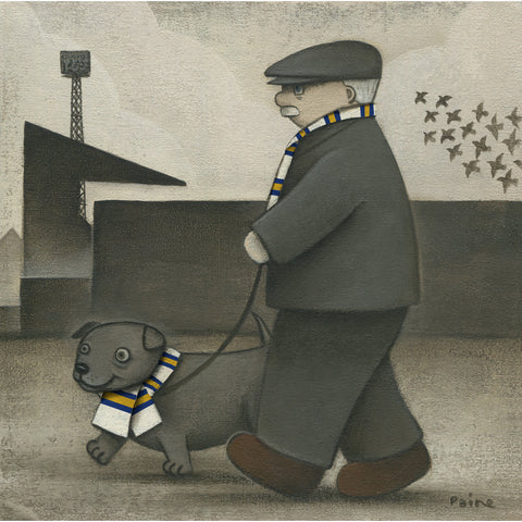 Leeds Gift Walkies Ltd Signed Football Print by Paine Proffitt | BWSportsArt