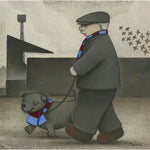Scunthorpe Utd Gift Walkies Ltd Edition Football Print by Paine Proffitt | BWSportsArt