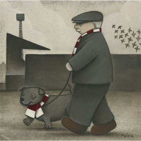 Hearts Gift Walkies Ltd Signed Football Print by Paine Proffitt | BWSportsArt