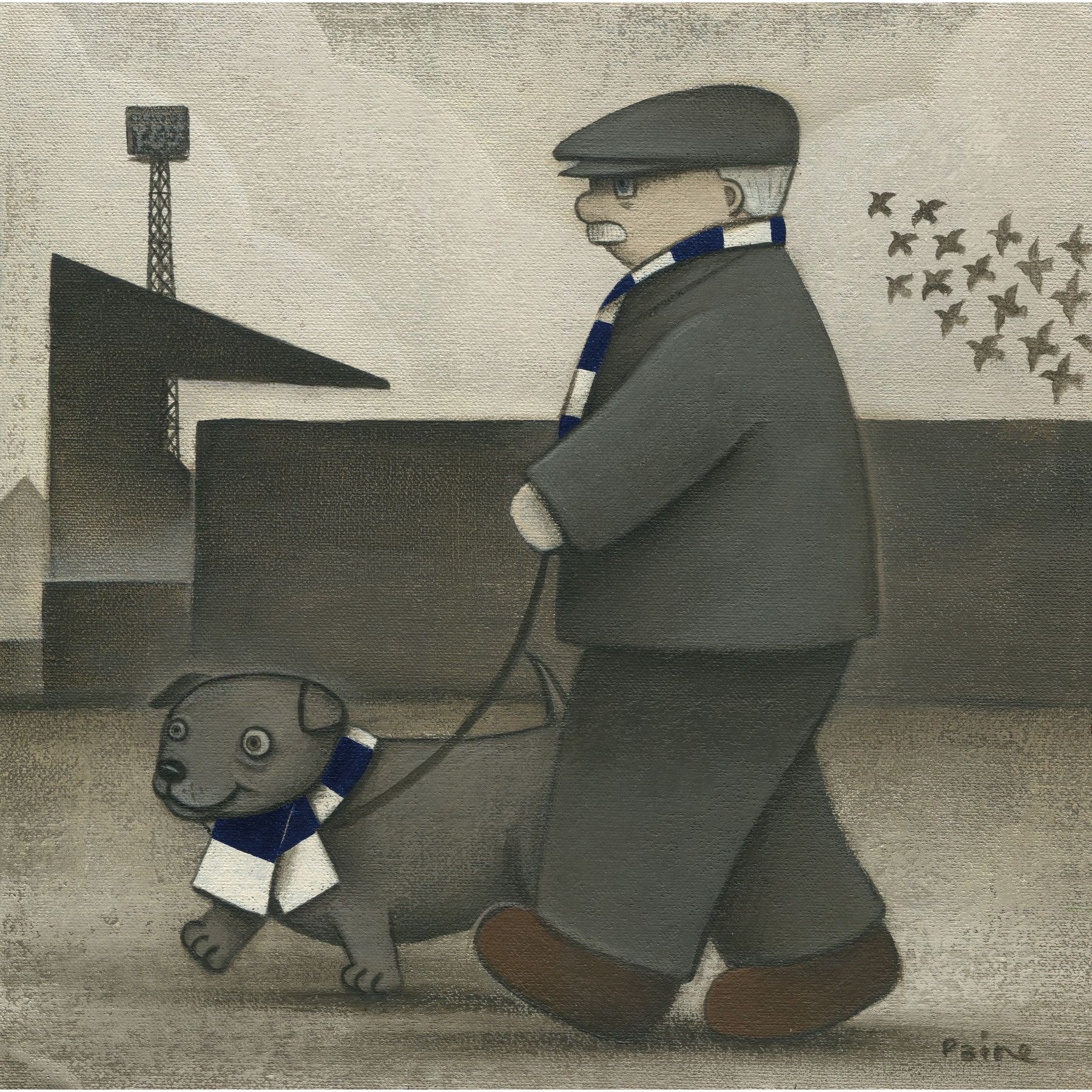 Bolton Gift With her on a Saturday Ltd Signed Football Print by Paine Proffitt | BWSportsArt