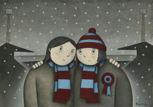 Livingstone Giftwith her on a Saturday Ltd Signed Football Print by Paine Proffitt | BWSportsArt