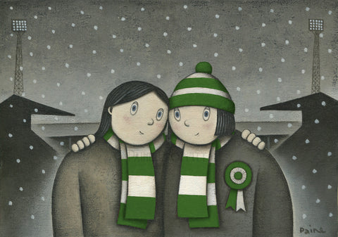 Crewe Giftwith her on a Saturday Ltd Signed Football Print by Paine Proffitt | BWSportsArt
