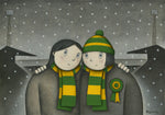 Bristol Rovers Giftwith her on a Saturday Ltd Edition Football Print by Paine Proffitt | BWSportsArt