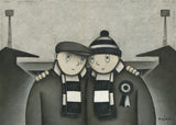 Dunfermline Athletic Gift With Him On a Saturday Ltd Signed Football Print by Paine Proffitt