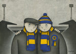 Shrewsbury Town Gift With Him On a Saturday Ltd Signed Football Print by Paine Proffitt