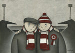 Hearts Gift with him on a Saturday Ltd Signed Football Print by Paine Proffitt | BWSportsArt