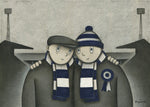 Ross County Gift With Him On a Saturday Ltd Signed Football Print by Paine Proffitt