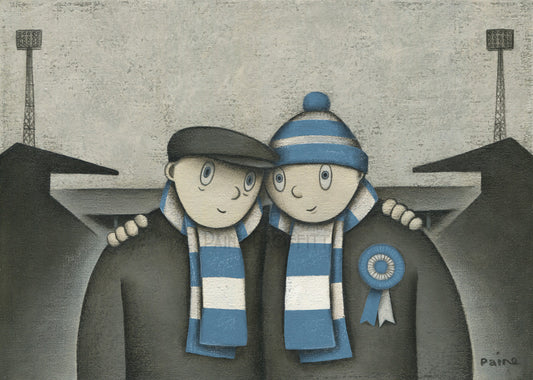 Huddersfield Town Gift With Him On a Saturday Ltd Signed Football Print