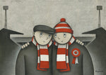 Rotherham Gift With Him On a Saturday Ltd Signed Football Print by Paine Proffitt