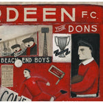 Aberdeen Gift - Aberdeen FC Ltd Edition Signed Football Print | BWSportsArt