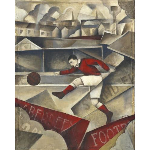 Alloa Athletic Giftwith her on a Saturday Ltd Signed Football Print by Paine Proffitt | BWSportsArt