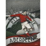 Aberdeen Gift - Aberdeen Winter 2016-17 Ltd Edition Signed football Print | BWSportsArt