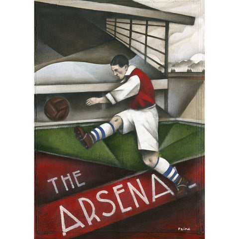 Arsenal Gift - Arsenal Past Ltd Edition Football Print by Paine Proffitt | BWSportsArt