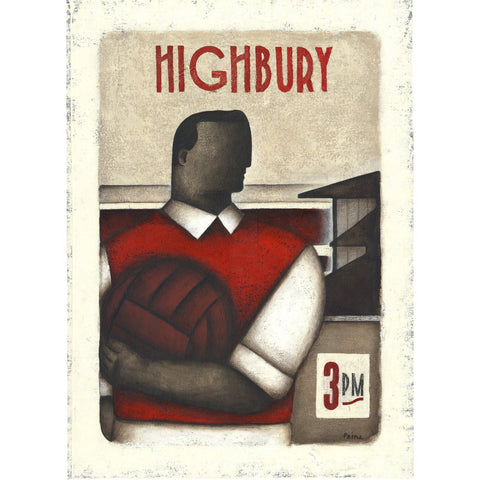 Arsenal Gift - The Gunners Ltd Edition Football Print by Paine Proffitt | BWSportsArt
