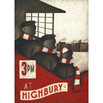 Arsenal Gift - Highbury In Our Family Blood Ltd Edition Signed Football Print | BWSportsArt