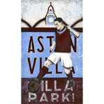 Aston Villa Gift -  Villa Limited Edition Football Print by Paine Proffitt | BWSportsArt