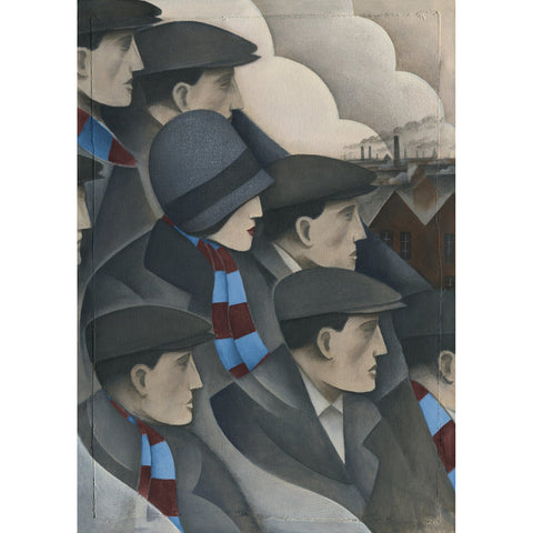 Aston Villa Gift The Crowd - Limited Edition Football Print by Paine Proffitt | BWSportsArt