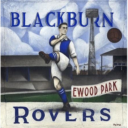 Blackburn Rovers Gift - Limited Edition Football Print by Paine Proffitt | BWSportsArt