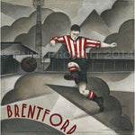 Brentford Gift - Brentford ltd ed signed football print by Paine Proffitt | BWSportsArt