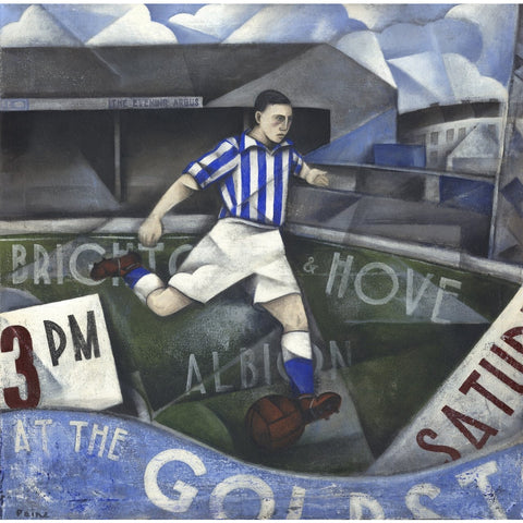 Brighton and Hove Albion - At the Goldstone Road  Limited Edition Print by Paine Proffitt | BWSportsArt