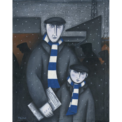 Bristol Rovers Gift - Every Saturday Limited Edition Football Print by Paine Proffitt | BWSportsArt