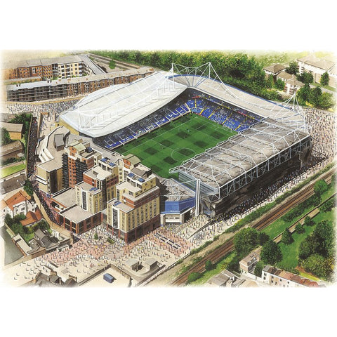 Chelsea Signed Print Gift - Stamford Bridge by Kevin Fletcher | BWSportsArt