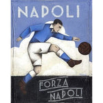 Italian Football Gift - Forza Napoli Limited Edition Print by Paine Proffitt | BWSportsArt