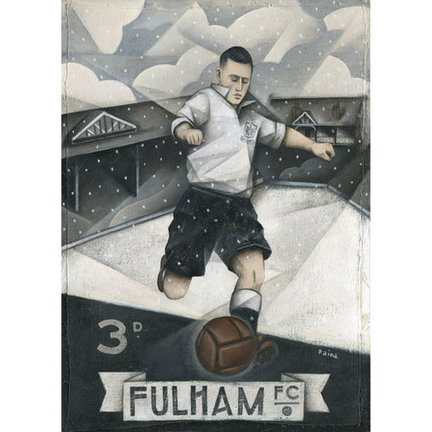Fulham Gift - Fulham FC Ltd Ed Signed Football Print by Paine Proffitt | BWSportsArt