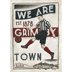 Grimsby Town Gift - Town Ltd Edition Football Print by Paine Proffitt | BWSportsArt