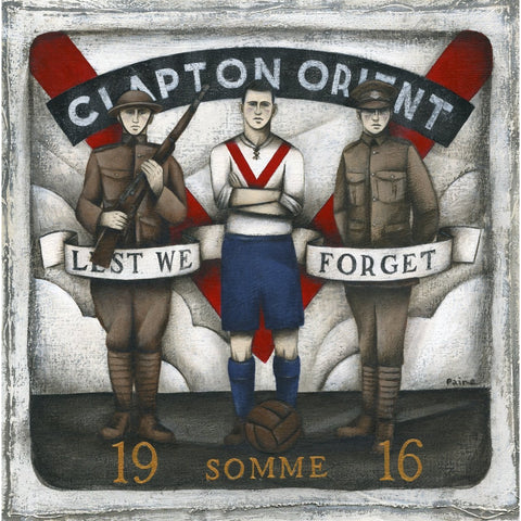 Leyton Orient Lest We Forget  - Limited Edition Print by Paine Proffitt | BWSportsArt