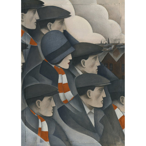 Luton Town The Crowd Ltd Edition Print by Paine Proffitt | BWSportsArt