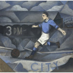 Man City FC On A Cold Saturday Ltd Edition Print by Paine Proffitt | BWSportsArt