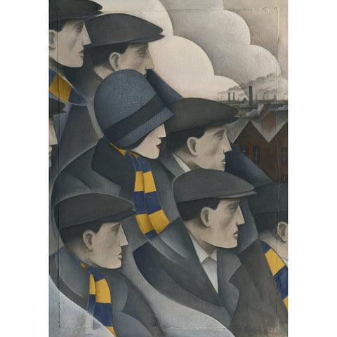Mansfield Town The Crowd Ltd Edition Print by Paine Proffitt | BWSportsArt