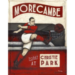 Morecambe Football Gift - At Christie Park Ltd Ed Signed Football Print | BWSportsArt