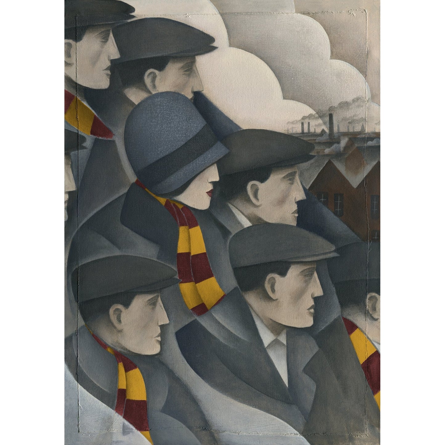 Motherwell The Crowd Ltd Edition Print by Paine Proffitt | BWSportsArt